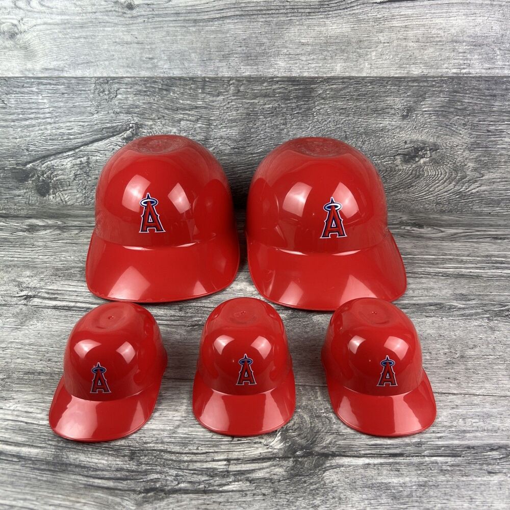 Lot Of 5 Los Angeles Anaheim Angels Nacho & Ice Cream Souvenir Plastic Hats